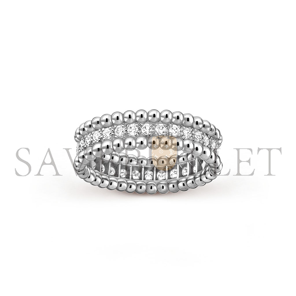 VAN CLEEF ARPELS PERLÉE DIAMONDS RING, 1 ROW VCARP4E200